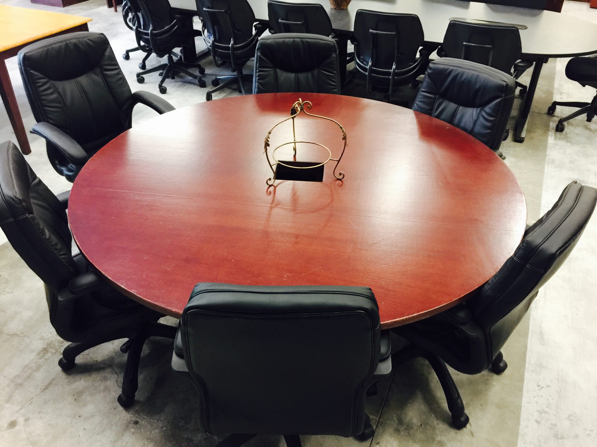 Ace Office New and Used Furniture Houston Conference table round