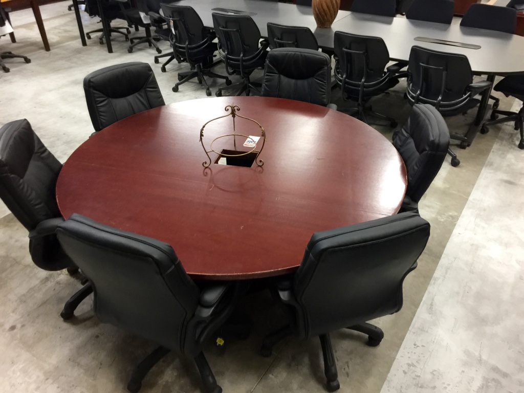 Used Round Table Seats Six