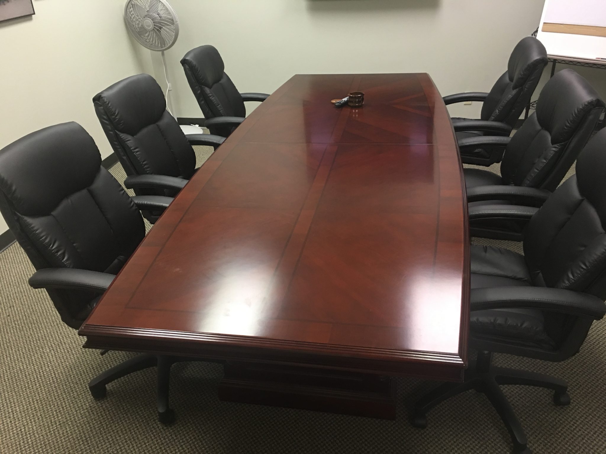 16 Ft Conference Table with 6 Chairs