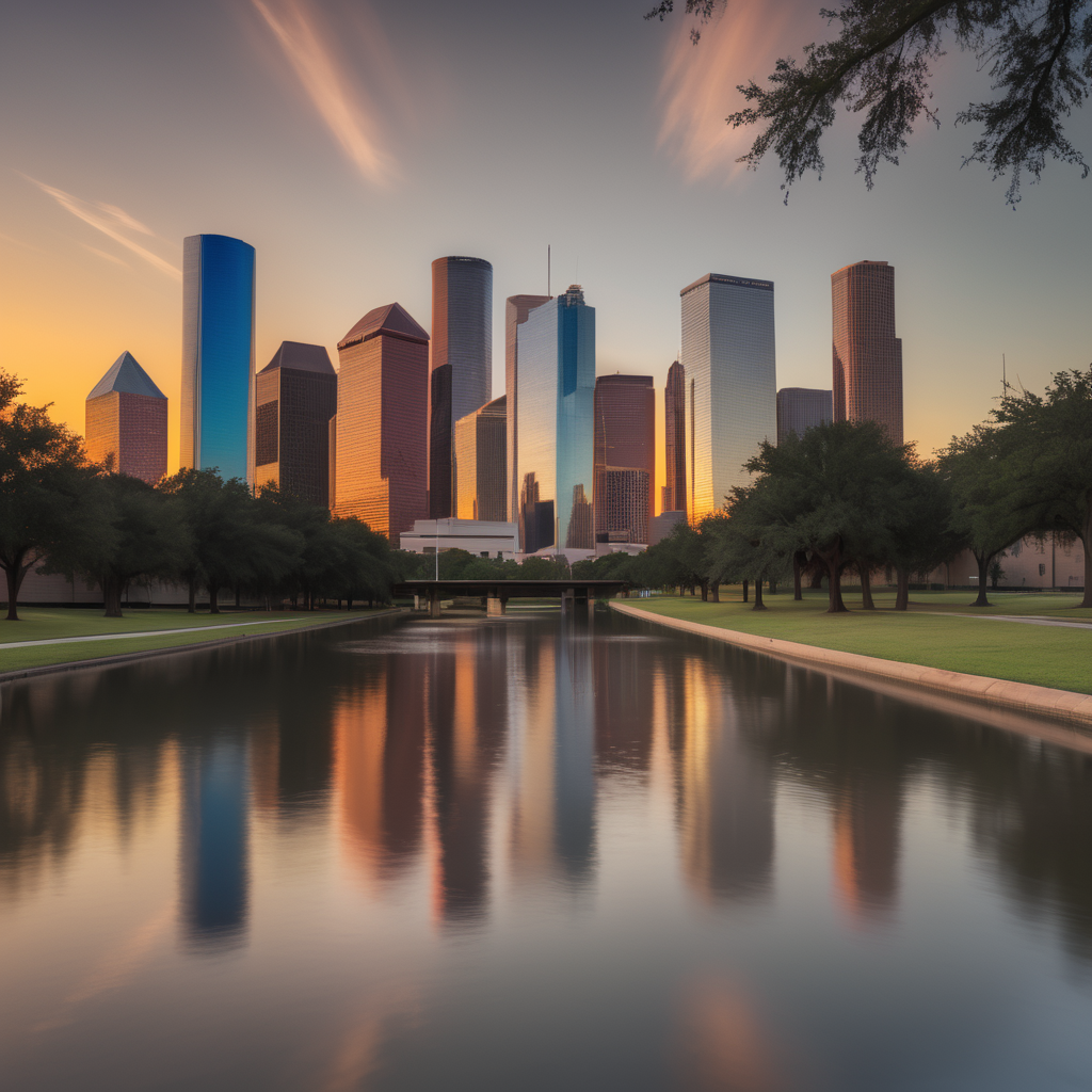 Houston Texas Skyline Ai Image