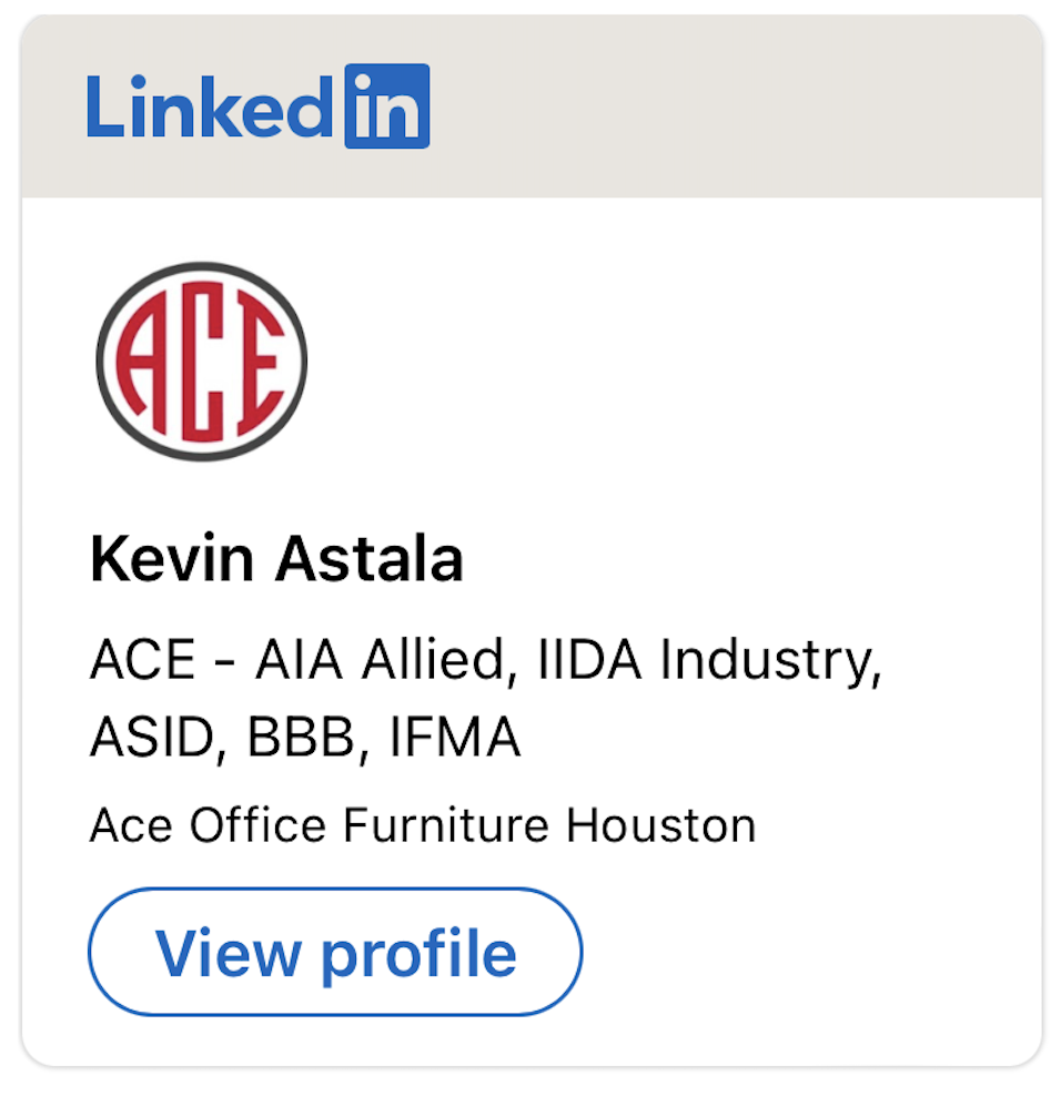 Linkedin Profile for Kevin Astala